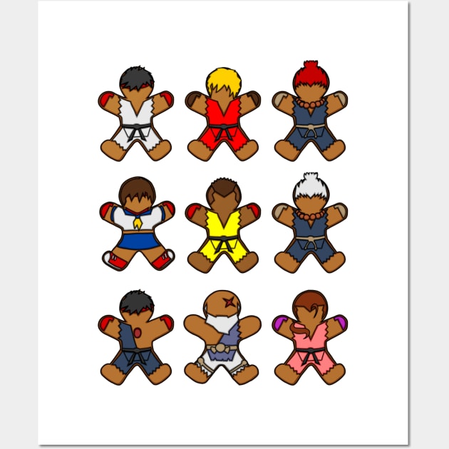 Street Fighter Shotokan Cookies Wall Art by SteamboatJoe